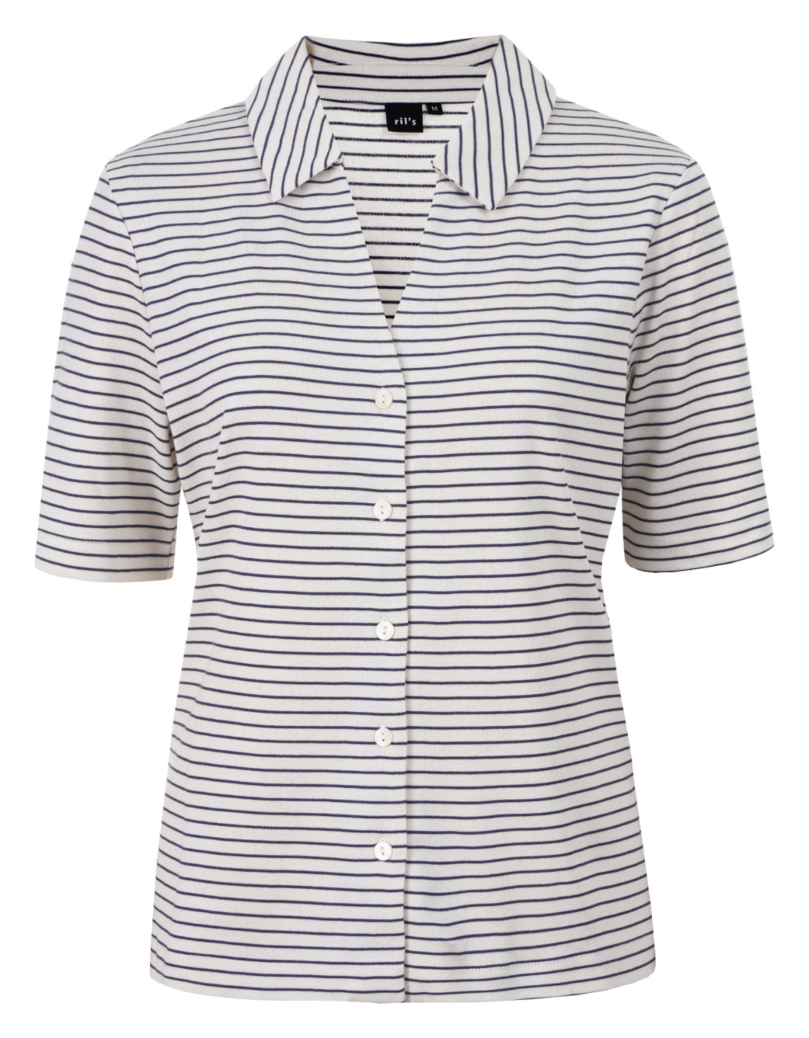 Ril's Randig Skjorta Lucino Mörkblå
