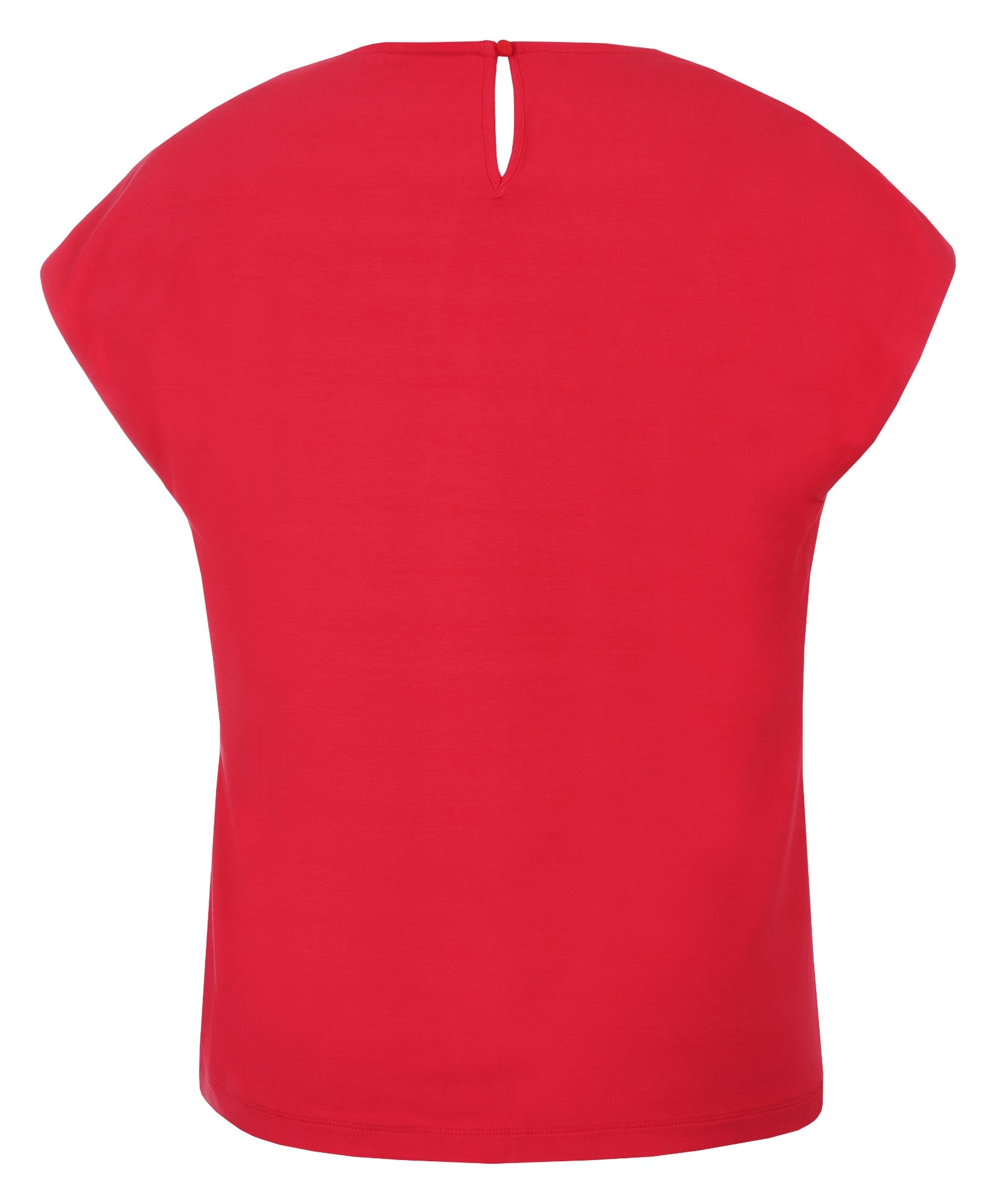 Ril's Silkeslen Blus med Korta Ärmar Ludres Röd