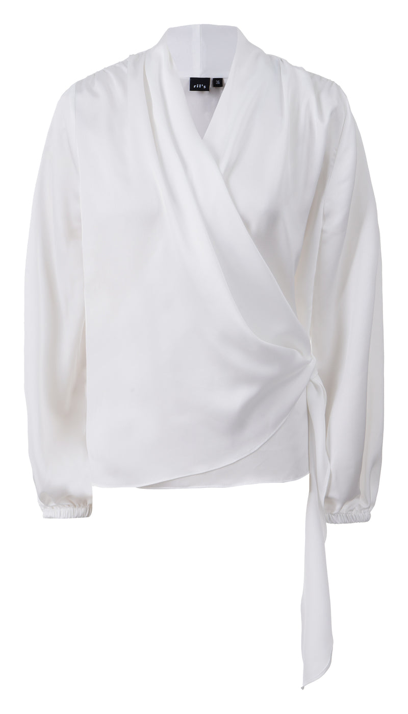Ril's Silkig Omlottblus Pomezia Vit