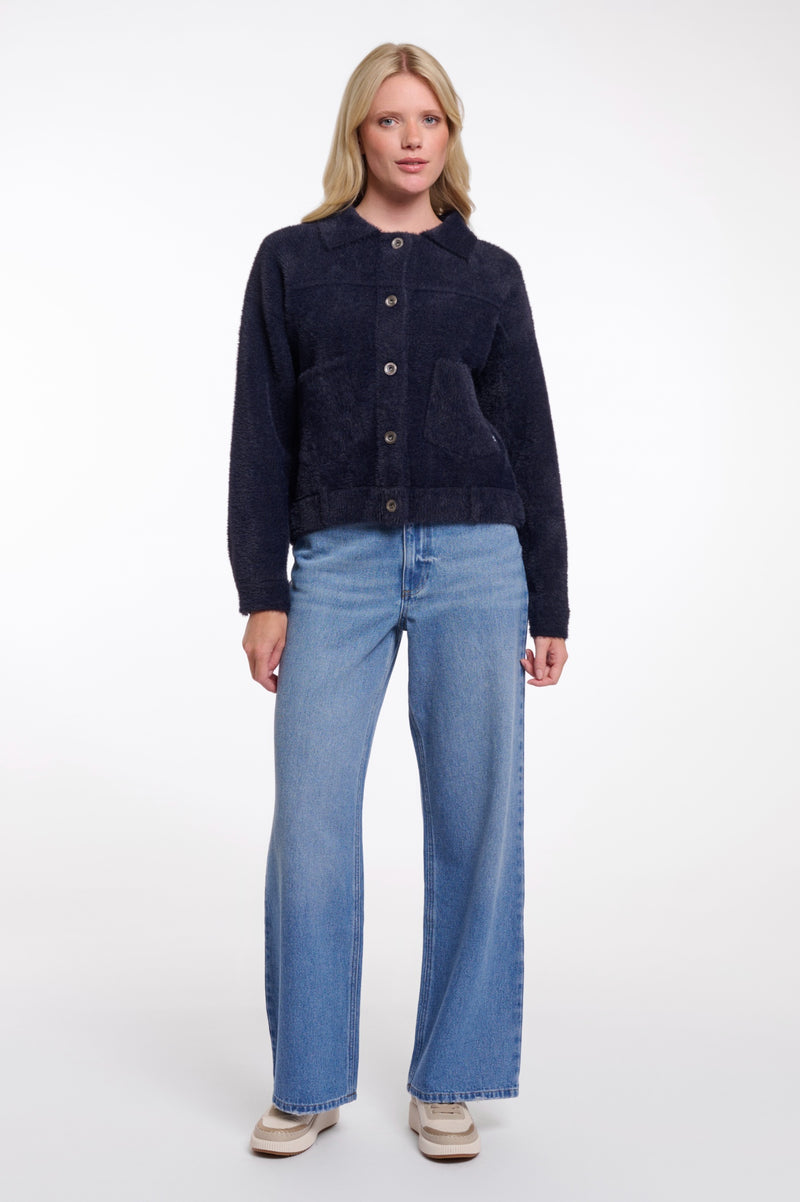 Rino & Pelle Bubbly Boxig Jacka Marinblå