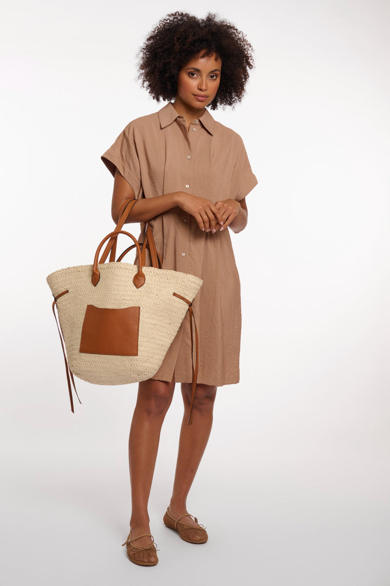 Rino & Pelle Strandväska Saydee Beige