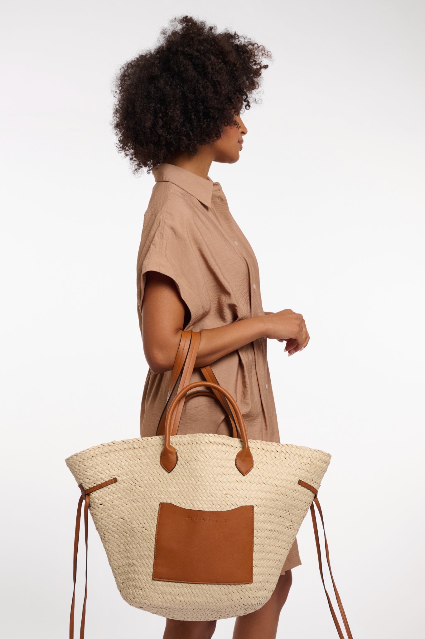 Rino & Pelle Strandväska Saydee Beige