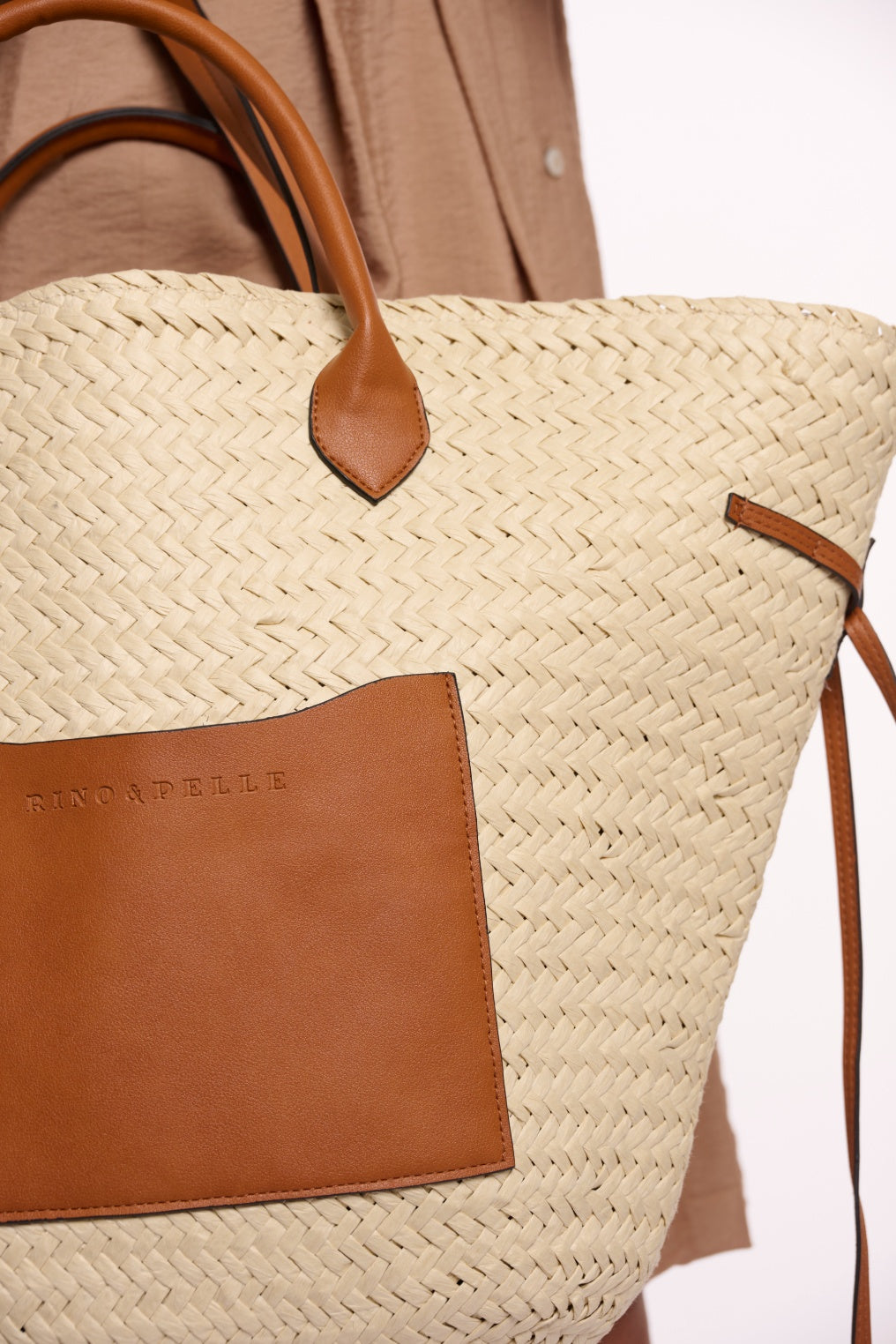 Rino & Pelle Strandväska Saydee Beige