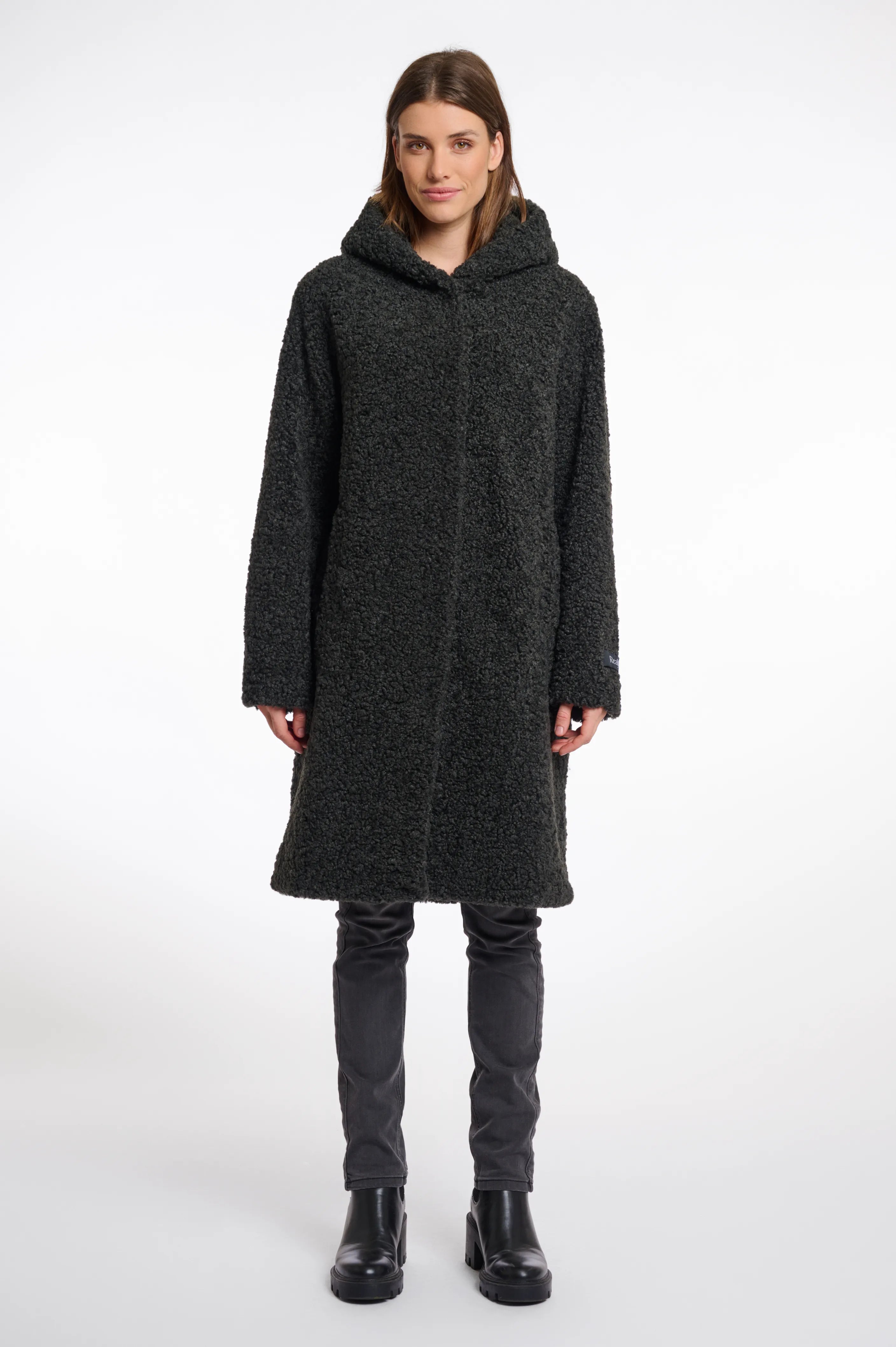 Rino & Pelle Teddyjacka Leonie Deep Iron