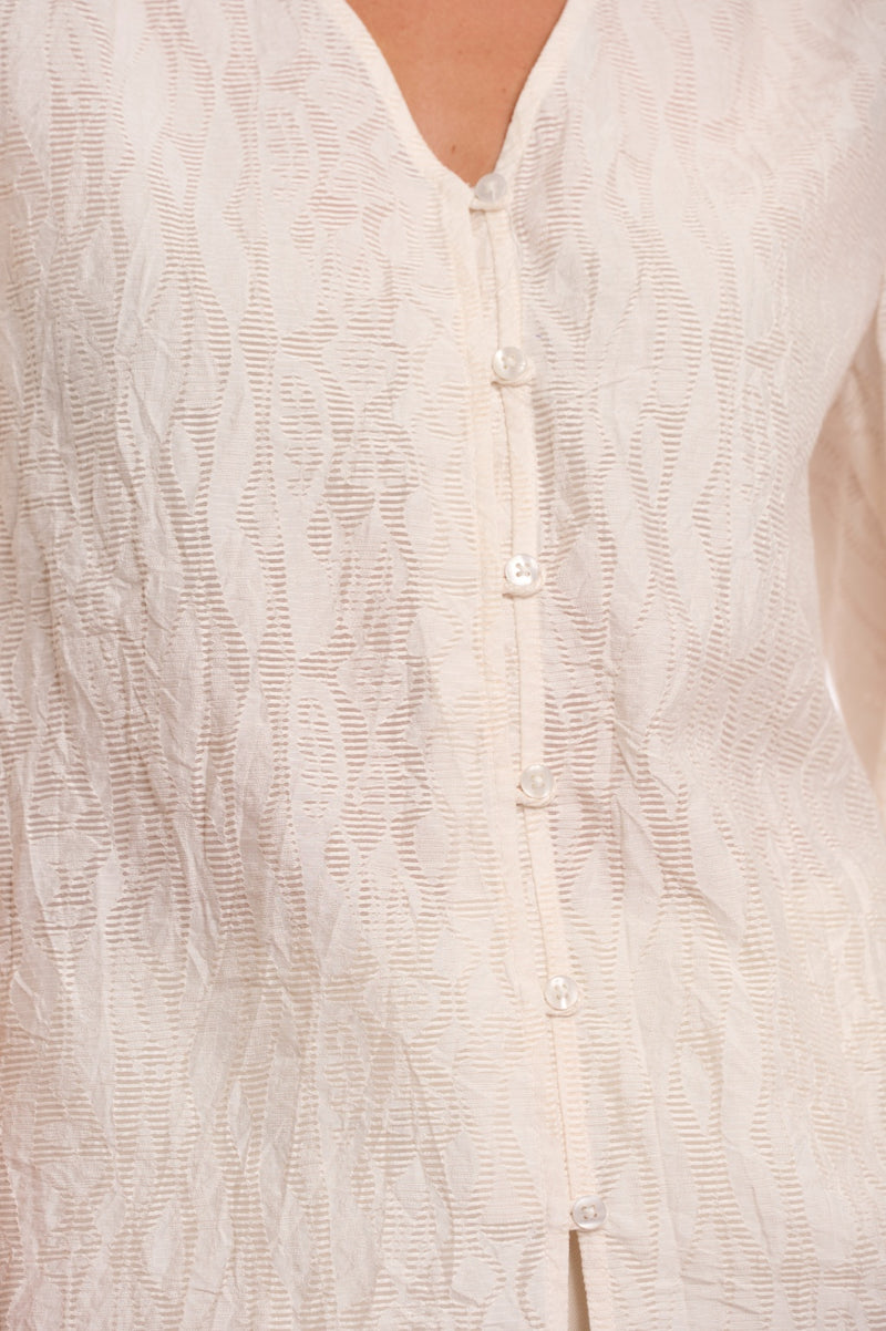 Rino & Pelle V-ringad Blus Whitney Beige