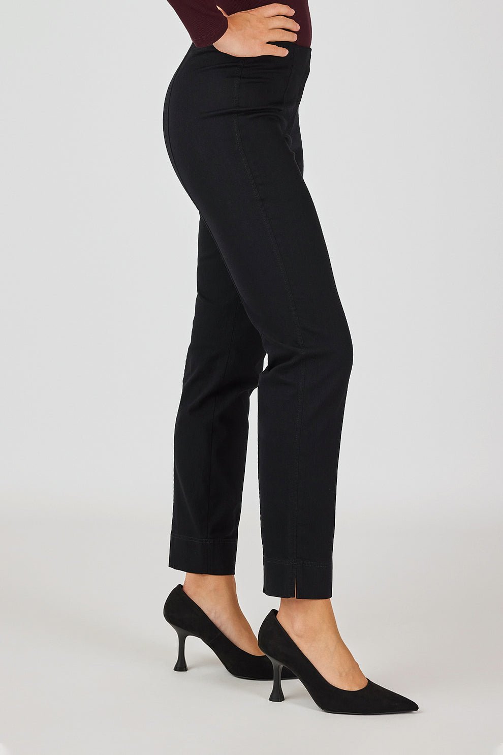 Robell Jeans Marie Kort 73 cm Svart