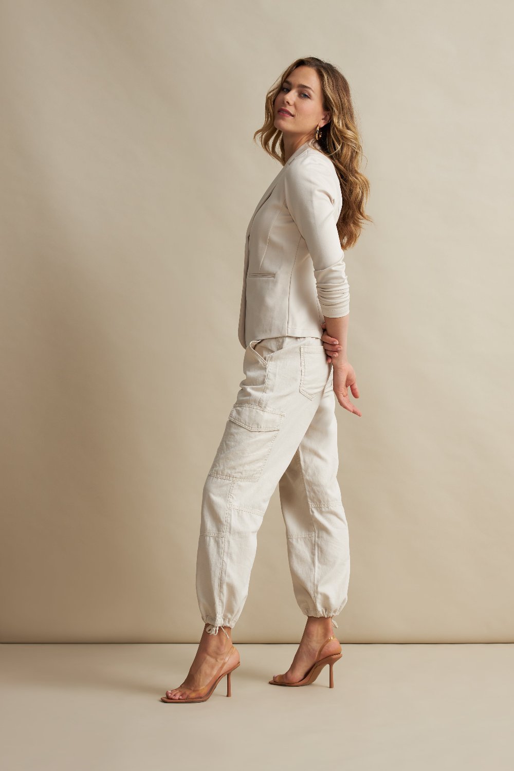 RED BUTTON Conny cargo Linnebyxor pearl