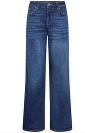 Mos Mosh Jeans med Vida Ben Dara Salute Mörkblå