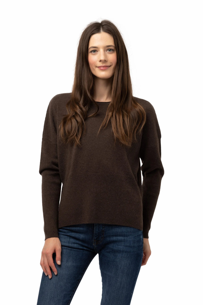 8Design Rib Tröja Brun