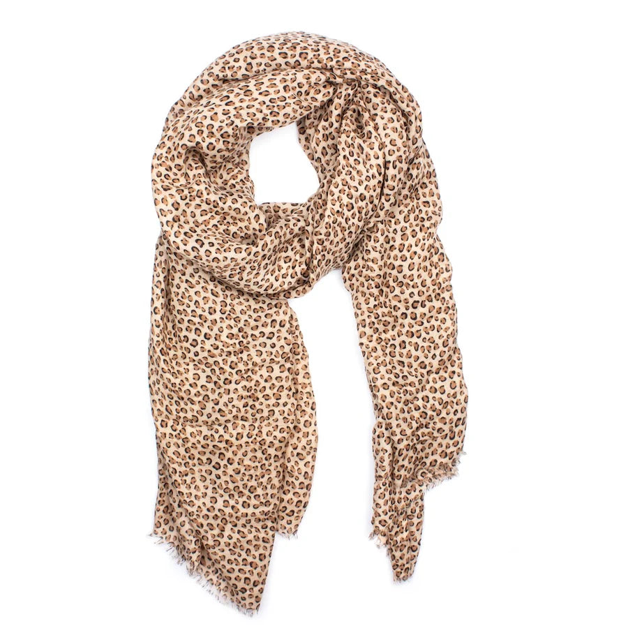7EAST Leon Scarf Brown