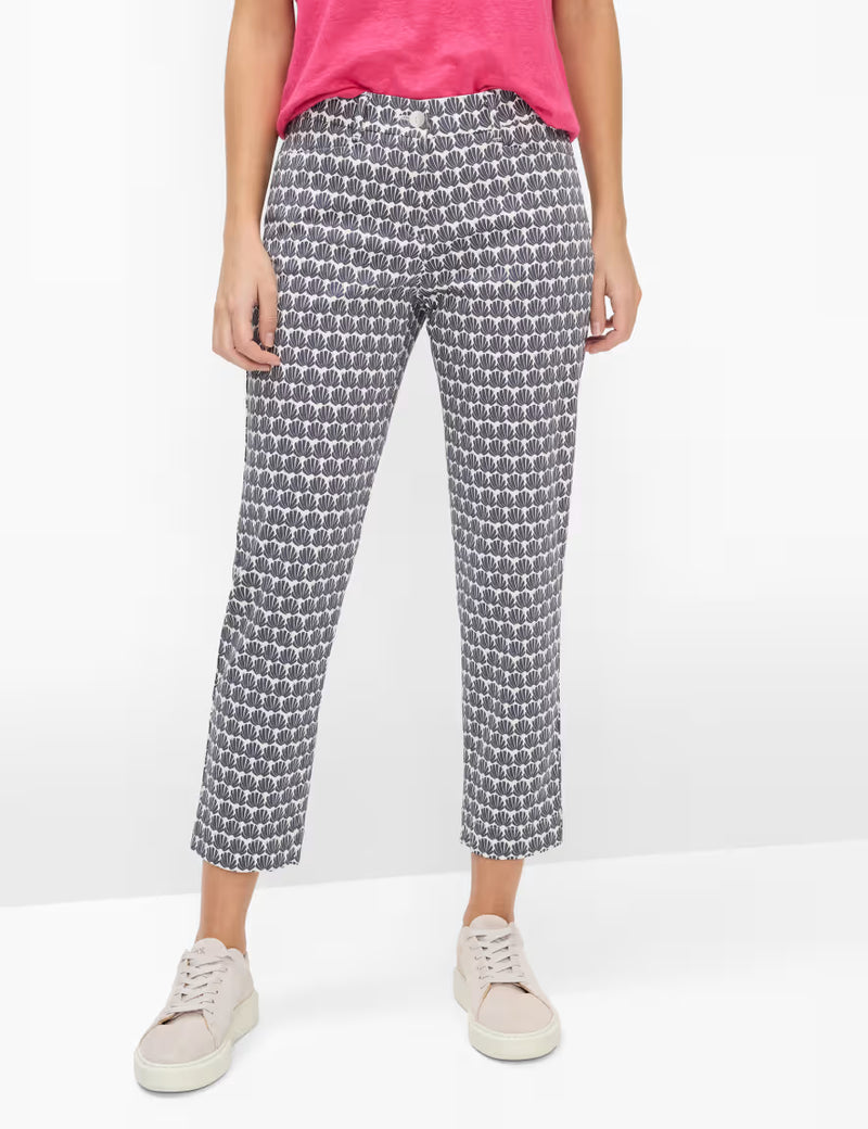 Brax Byxor Mara S Rak modell Marinblå