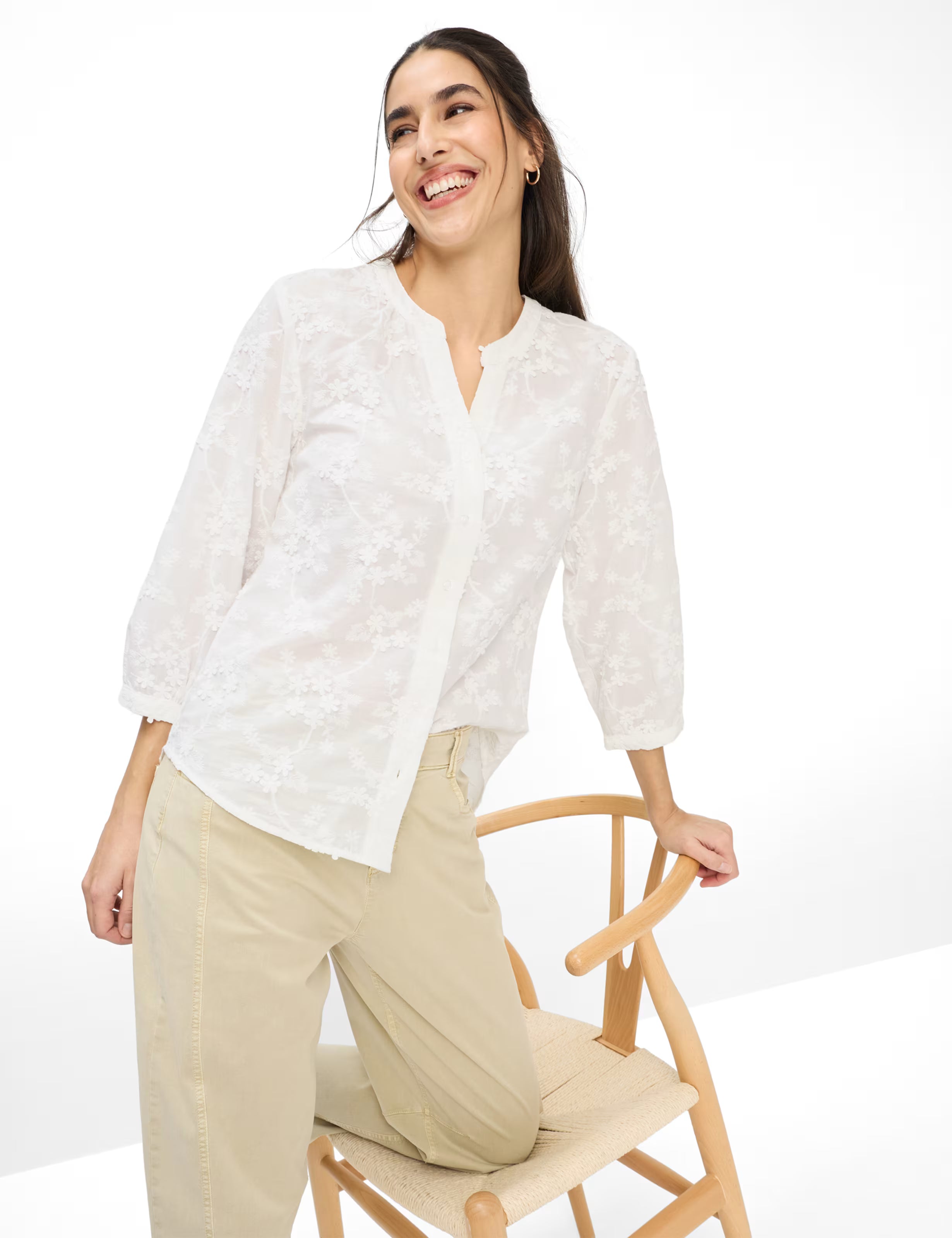 Brax Skjorta Velia Vit