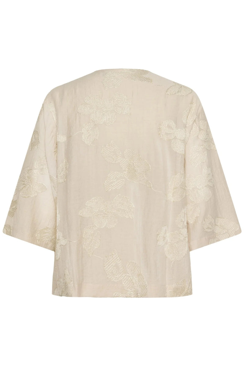 Cream Kort Kimono CREmilia Beige