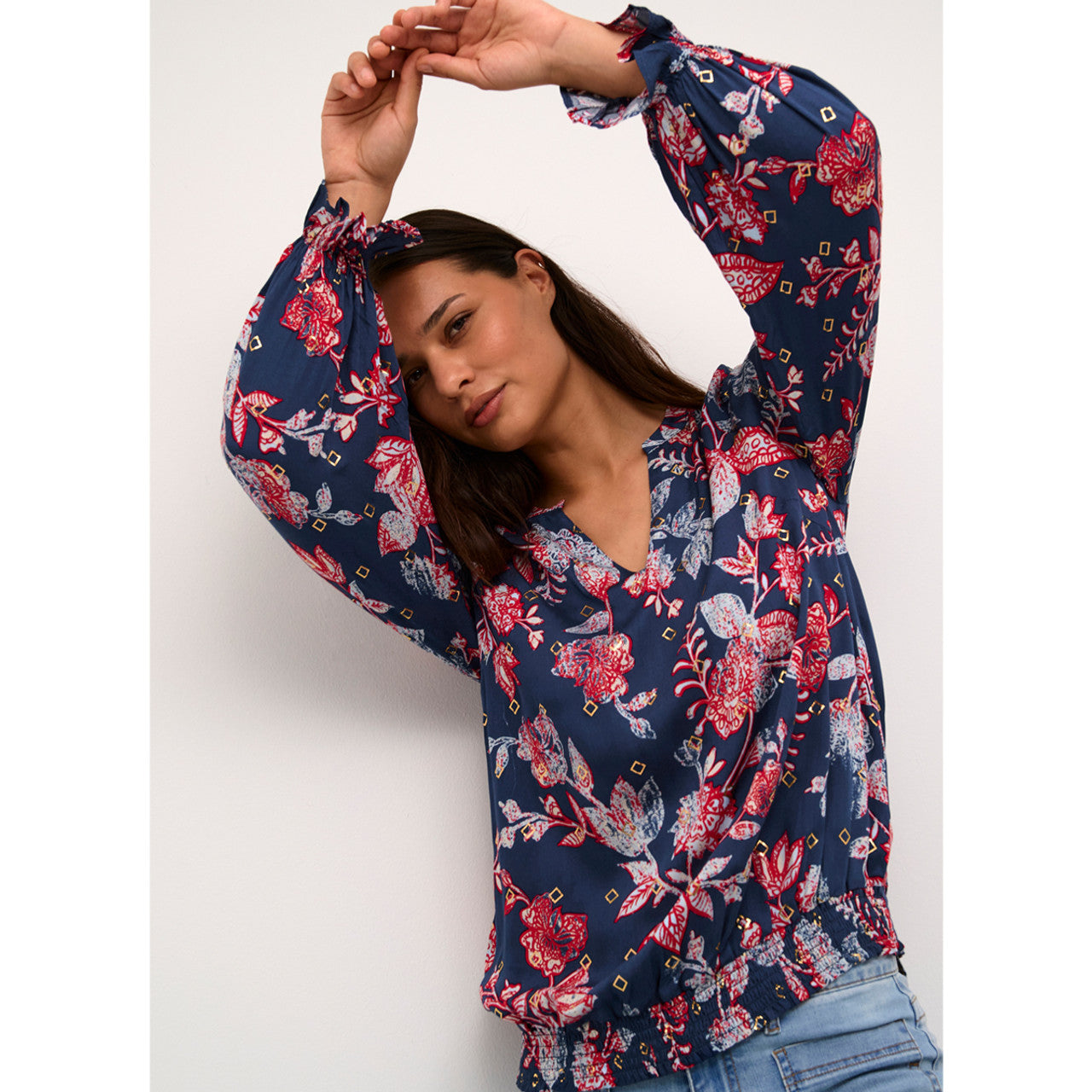 CULTURE Pia Blus Blue