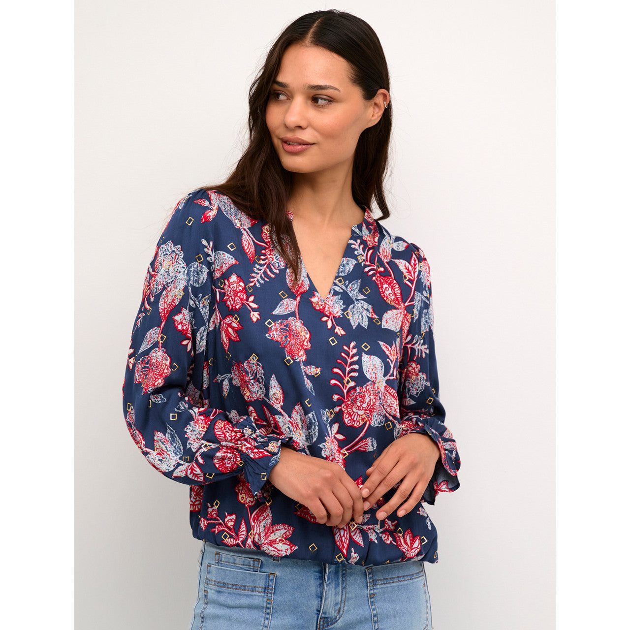CULTURE Pia Blus Blue