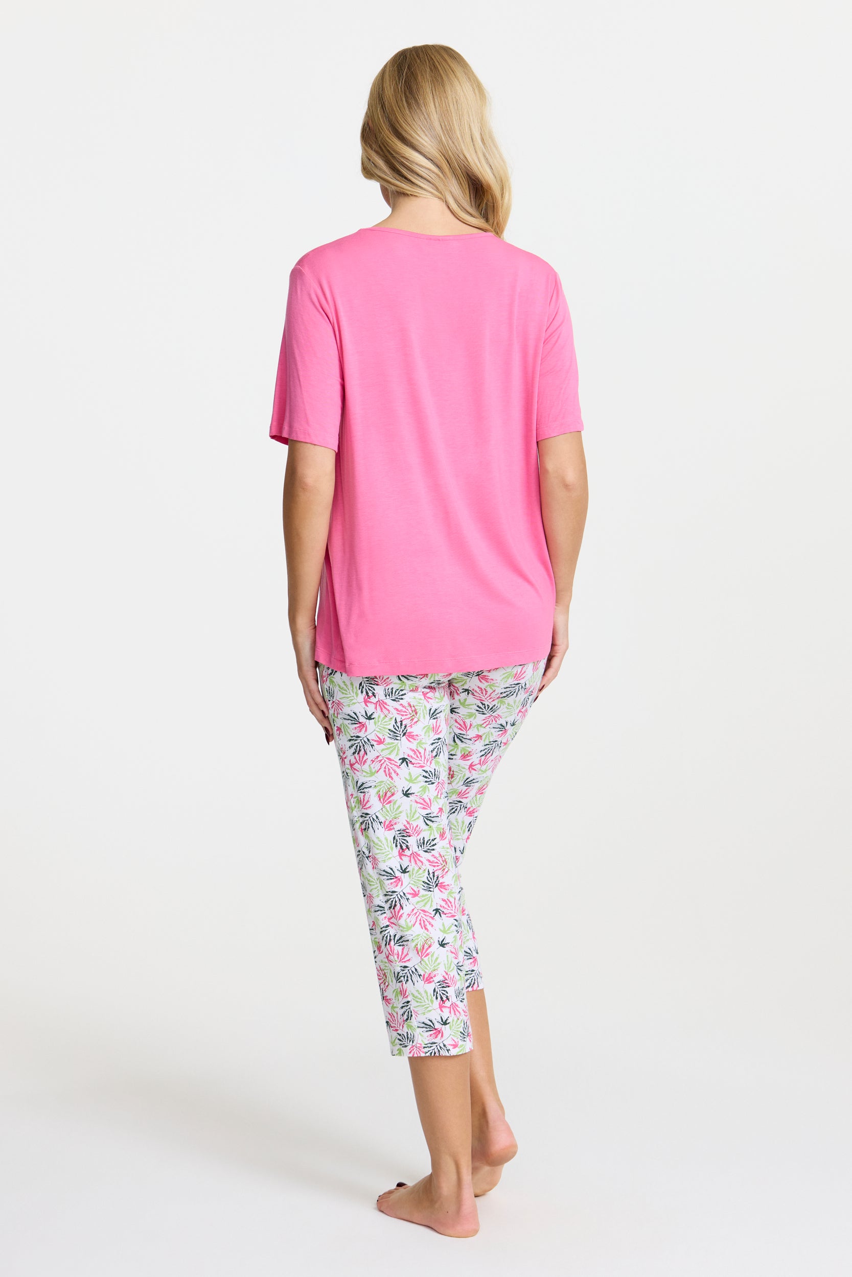 Damella Pyjamas Grön och Rosa