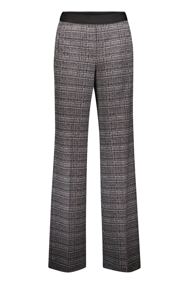 Gardeur Jacquard Byxor FERGIE7 Svart