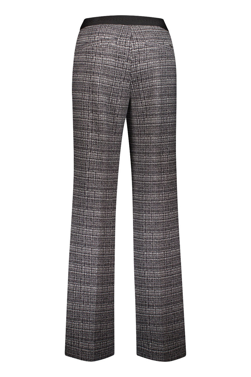 Gardeur Jacquard Byxor FERGIE7 Svart