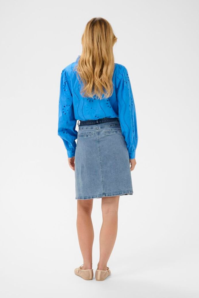 Jeanskjol Cream Grazie Denim Blå