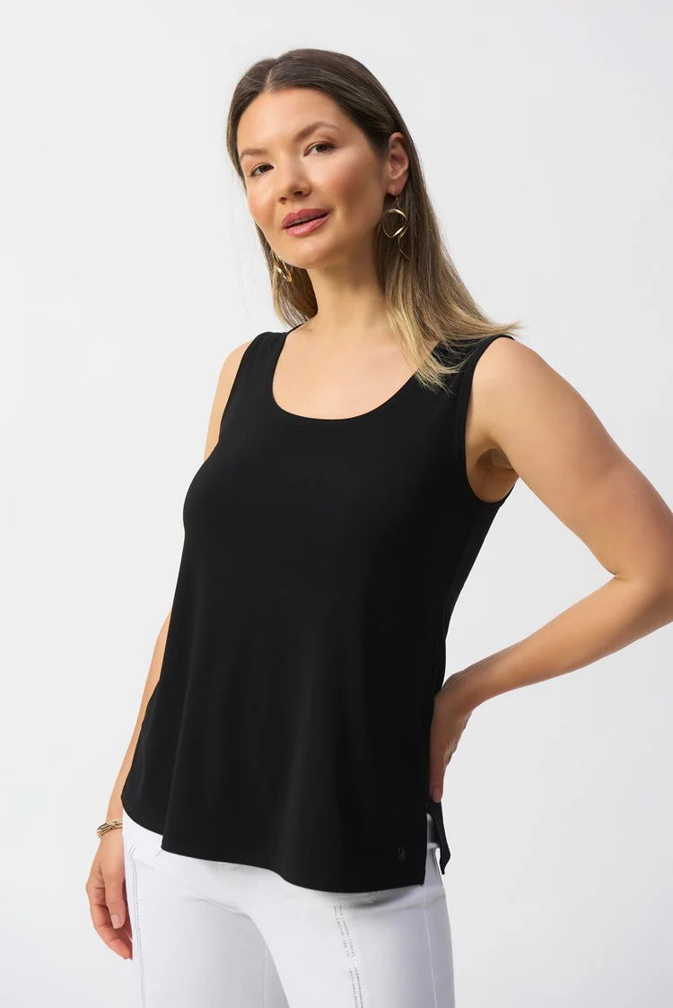 Joseph Ribkoff Ärmlös Topp Black