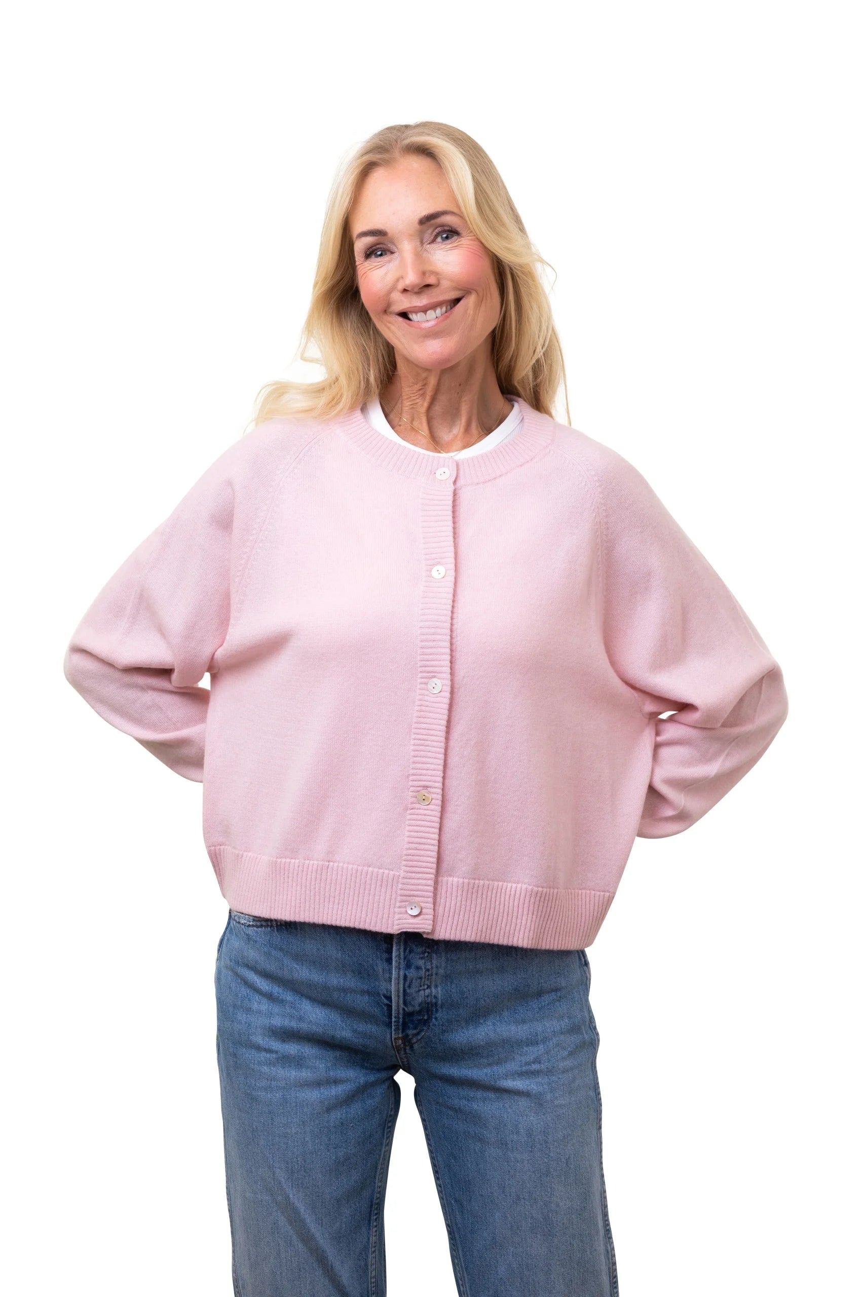 8Design Karin Kashmir Kofta Ljusrosa