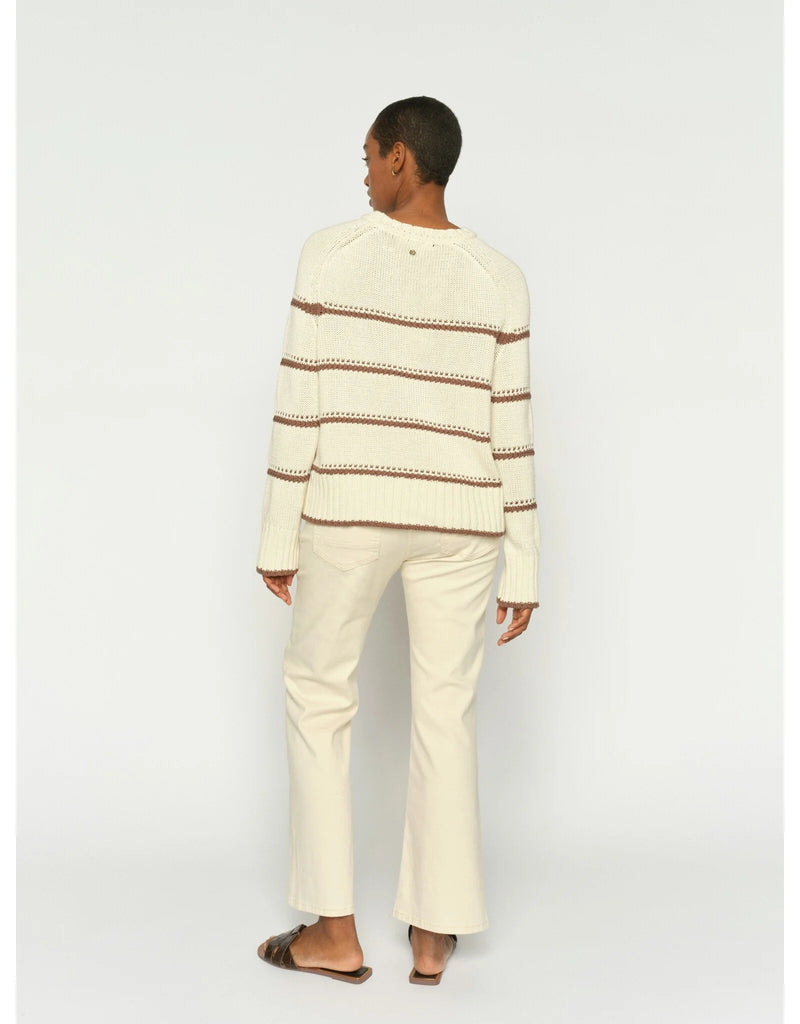 Mos Mosh Smickrande Flare-Jeans Cecilia Perla Clay