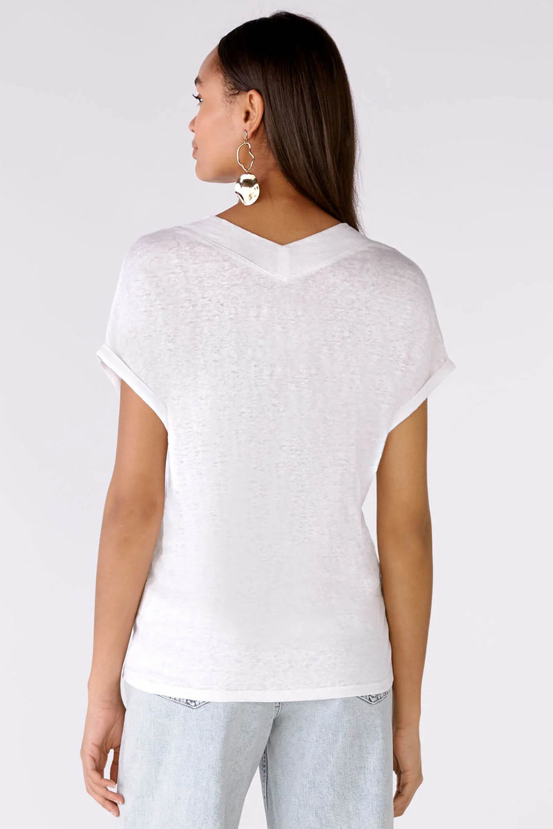 OUI Linne T-Shirt Optic White