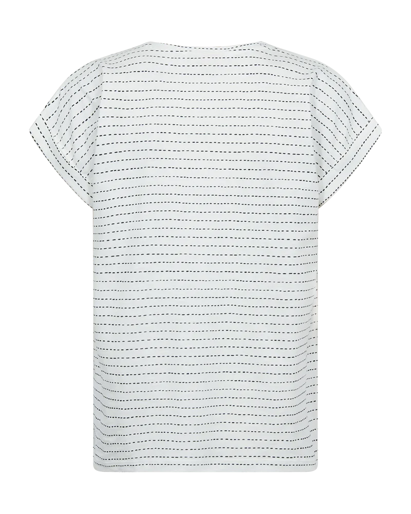 FreeQuent T-Shirt Viva Vit och Marinblå