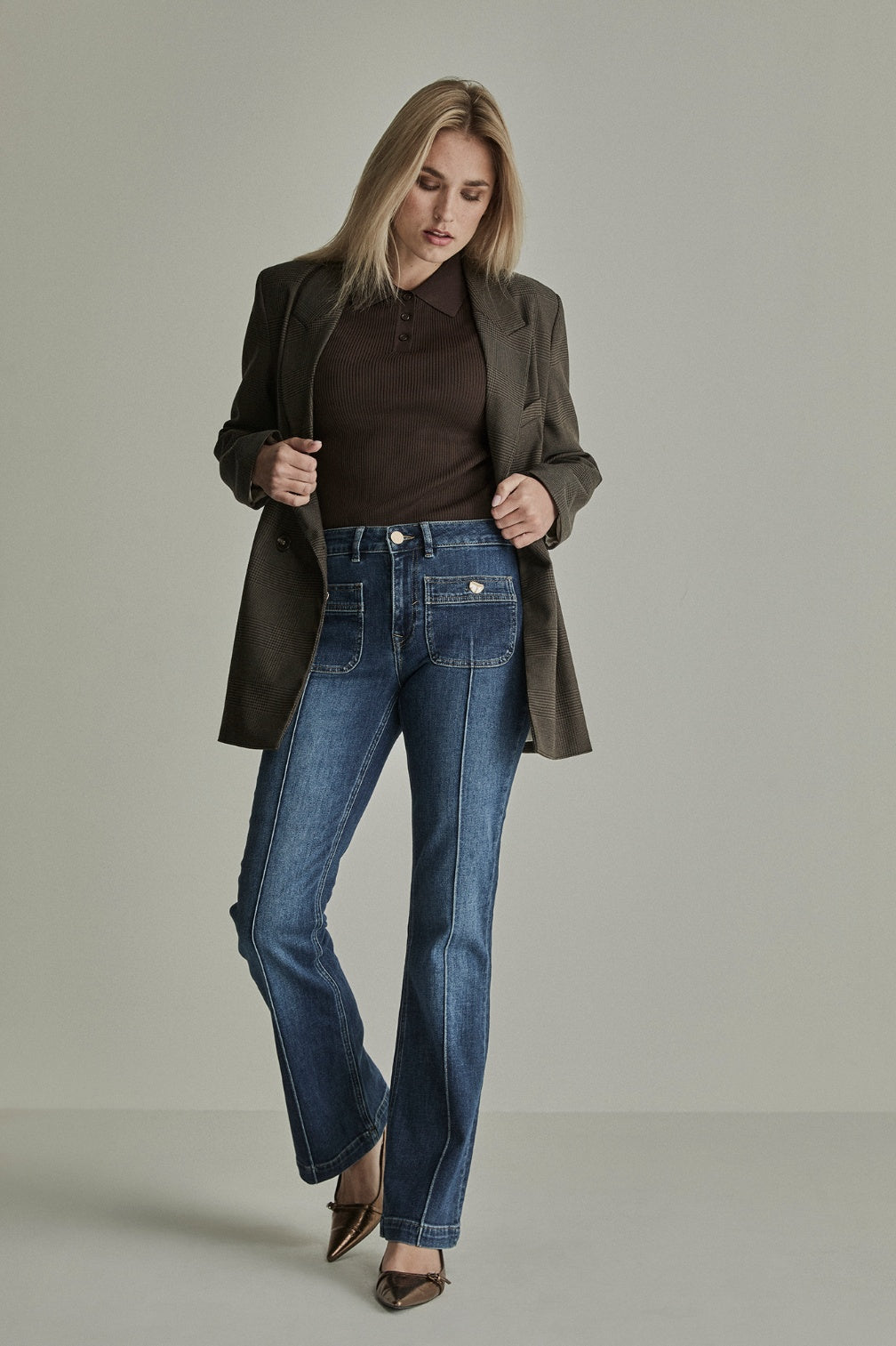 PARA MI Jade (Pocket) Jeans Blå L32