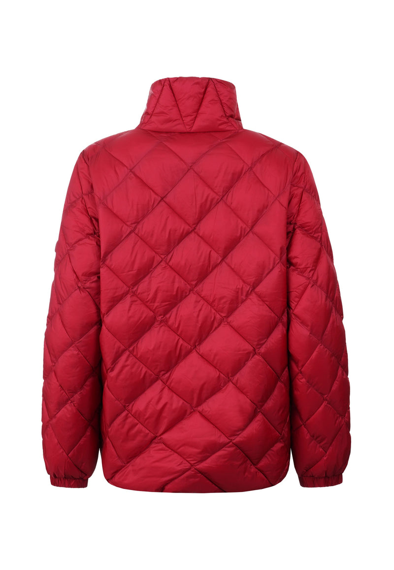 Ril's Quiltad Jacka Campobasso Vinröd