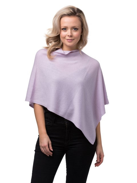 8Design Liten Kashmir Poncho Rosa eller Lila