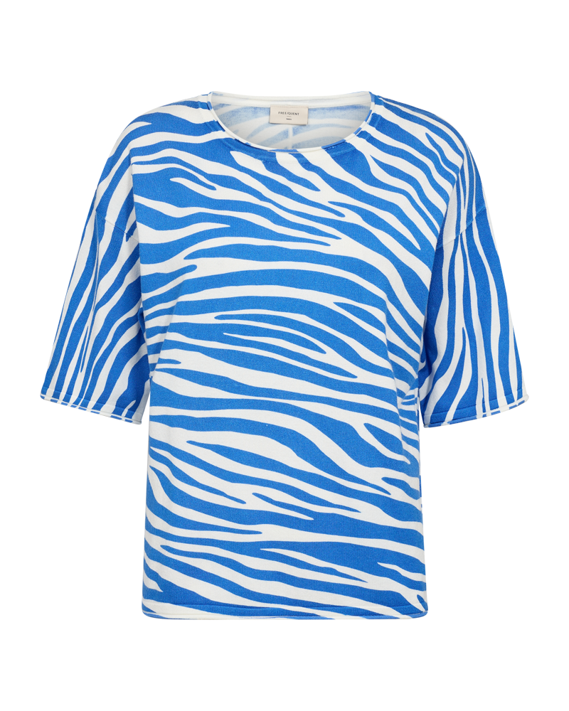 FreeQuent JONE Mönstrad Tröja Bluewhite