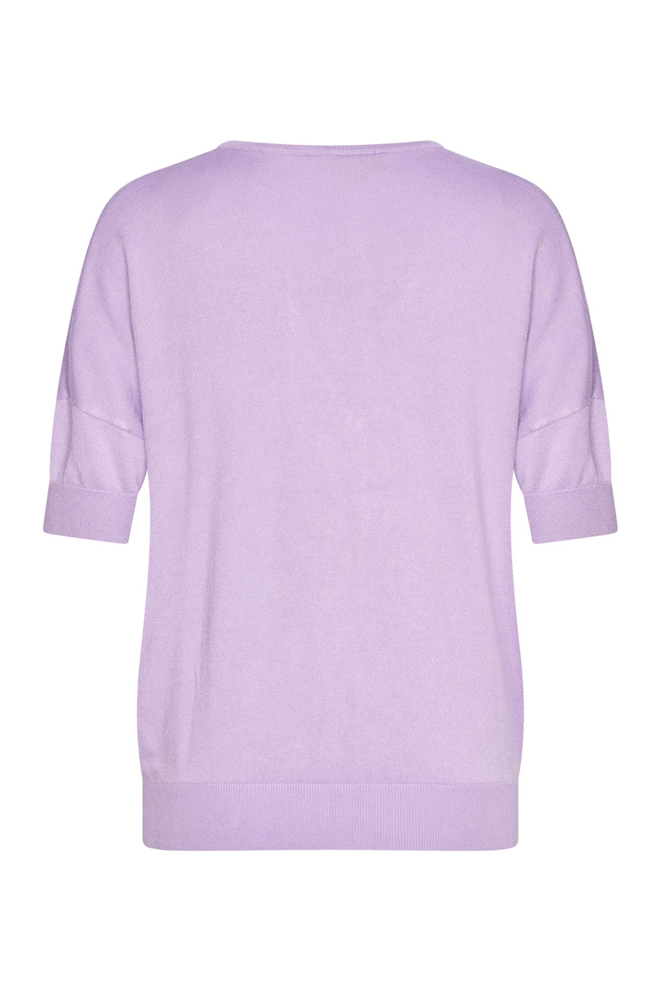 Zilch Stickad Bambu Kofta Lilac