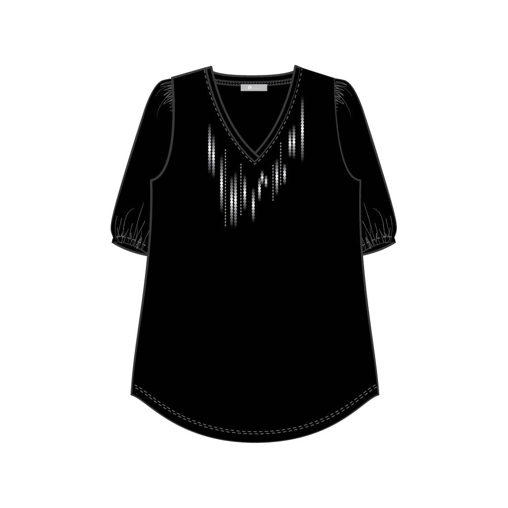 Elton Efra Top m. Glitter