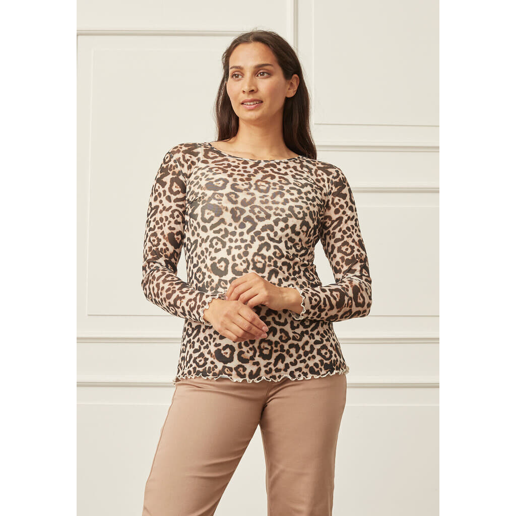 ISAY Fifi Mesh 0-Neck Leo Mesh