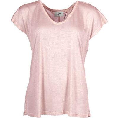 ISAY Nugga V-Neck T-Shirt Light Rose