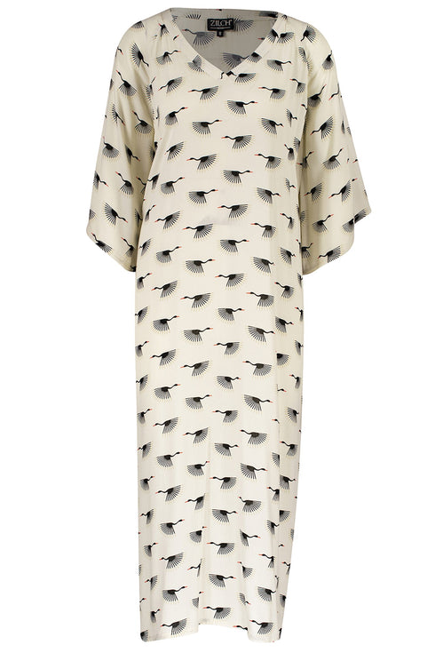 Zilch Kaftan Bird Off White