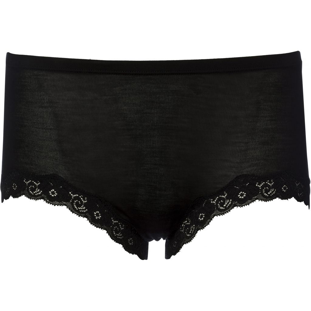 Lady Avenue Silk Jersey Boxertrosa Panty w.lace