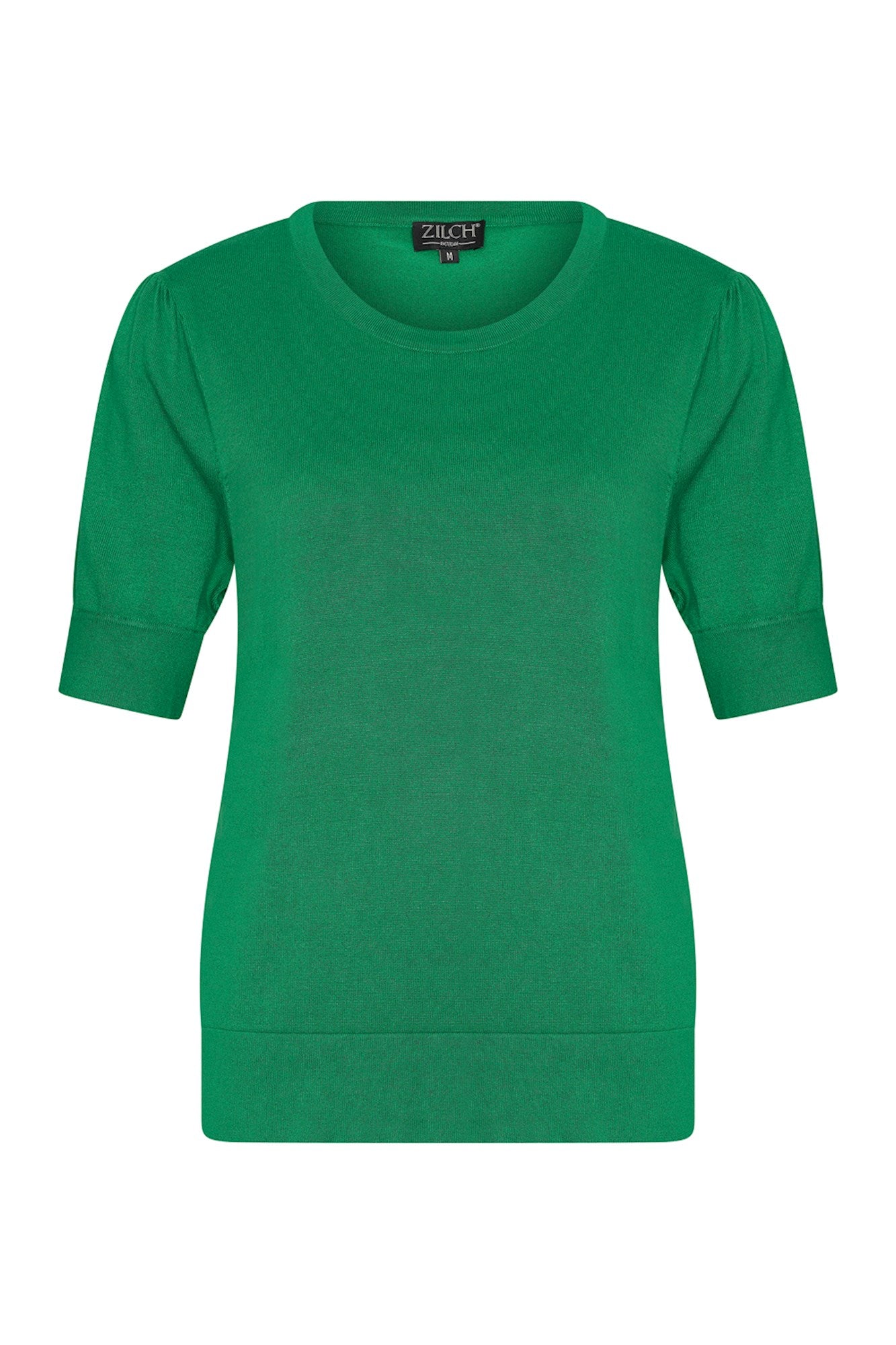 Zilch Stickad Bambu Top med Puff Apple