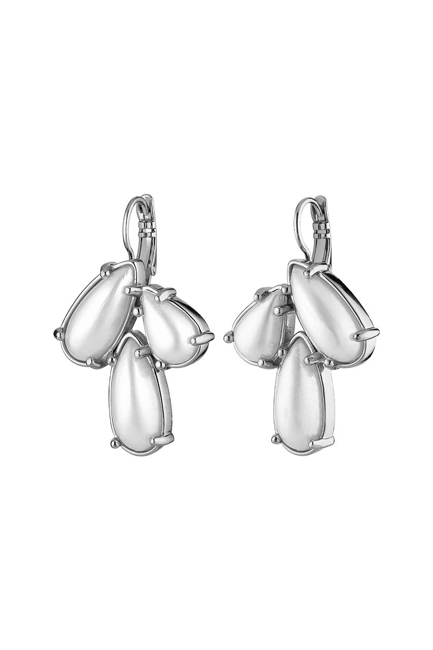 AUBIN earring ss white pearl