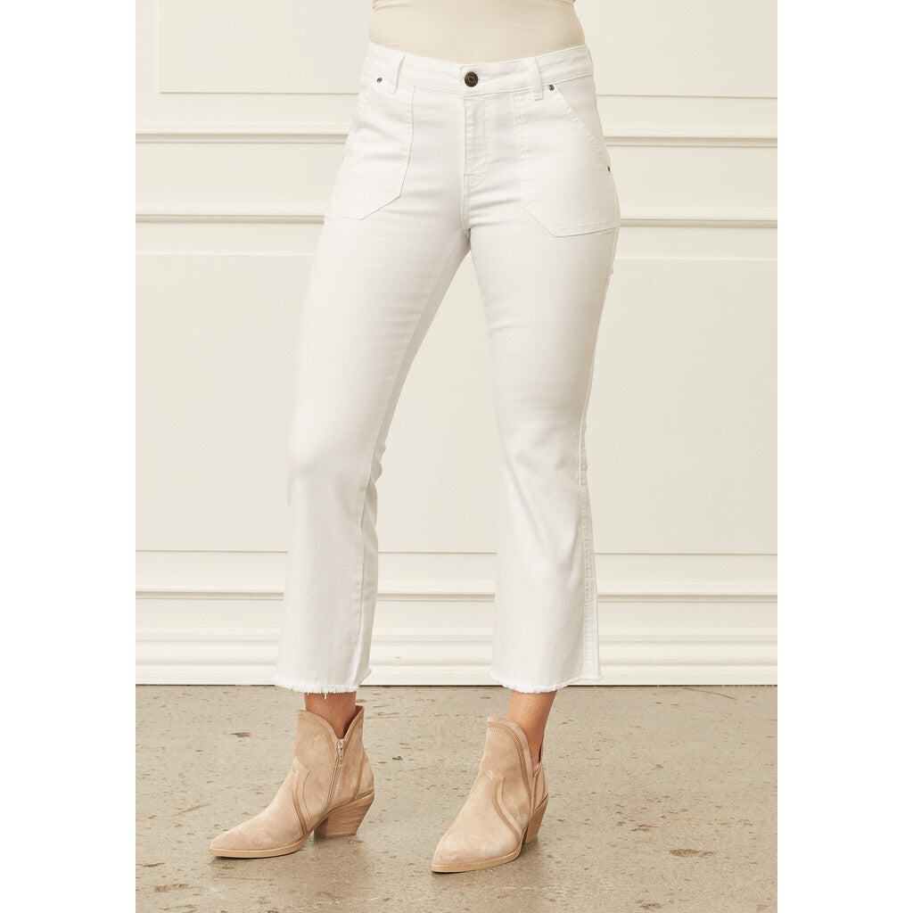 ISAY Como Flare Byxor White