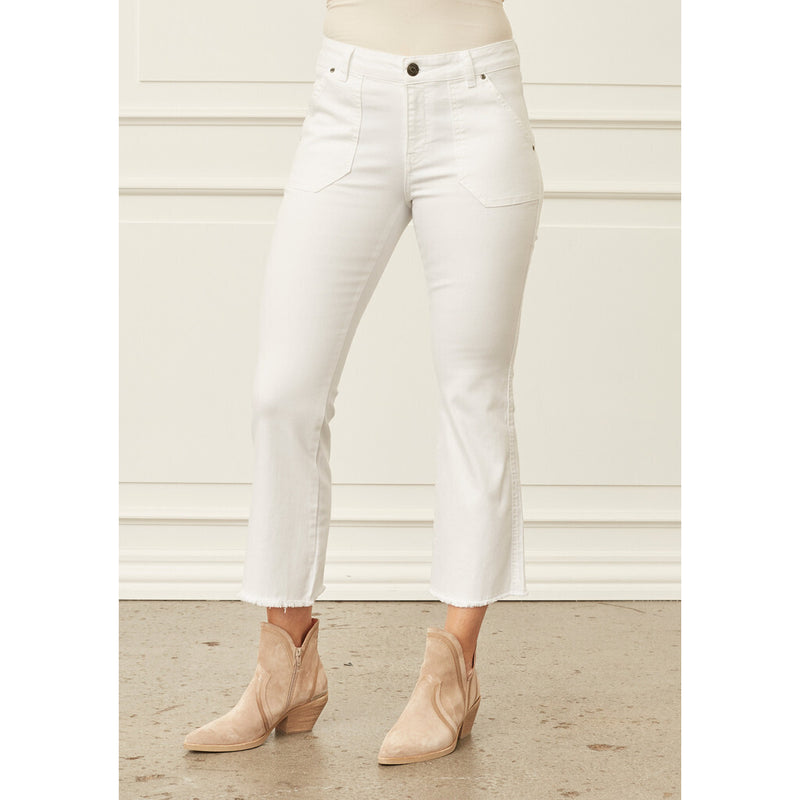 ISAY Como Flare Byxor White