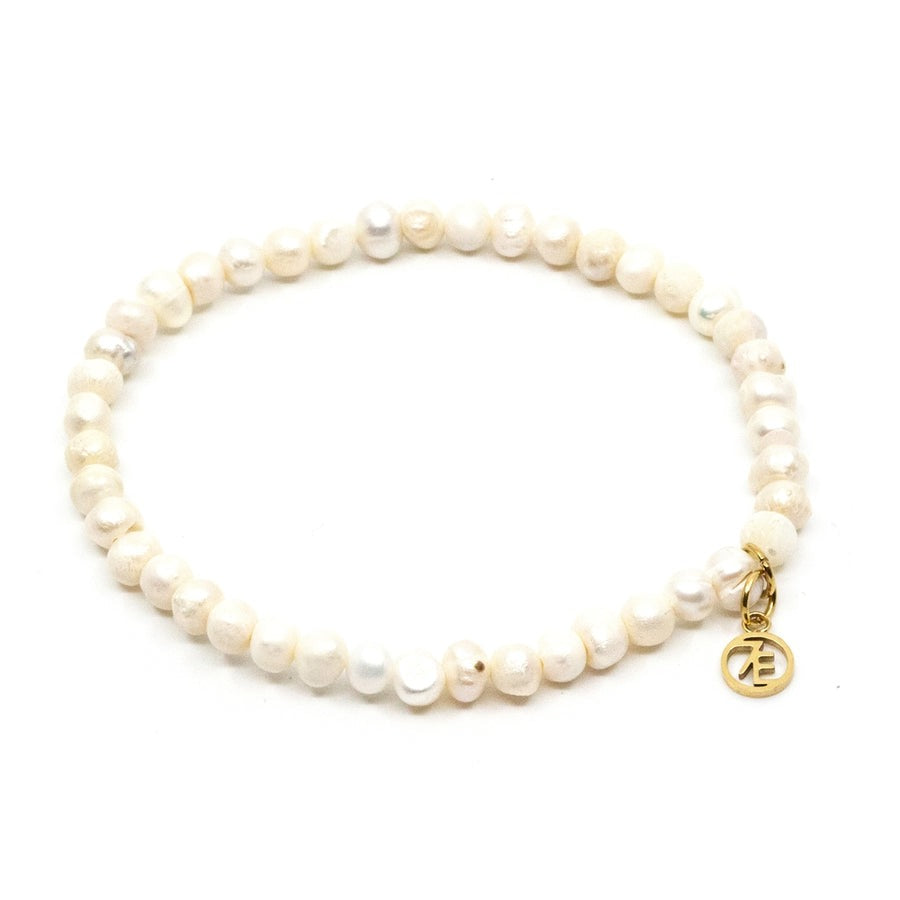 7EAST Unpolished Armband White