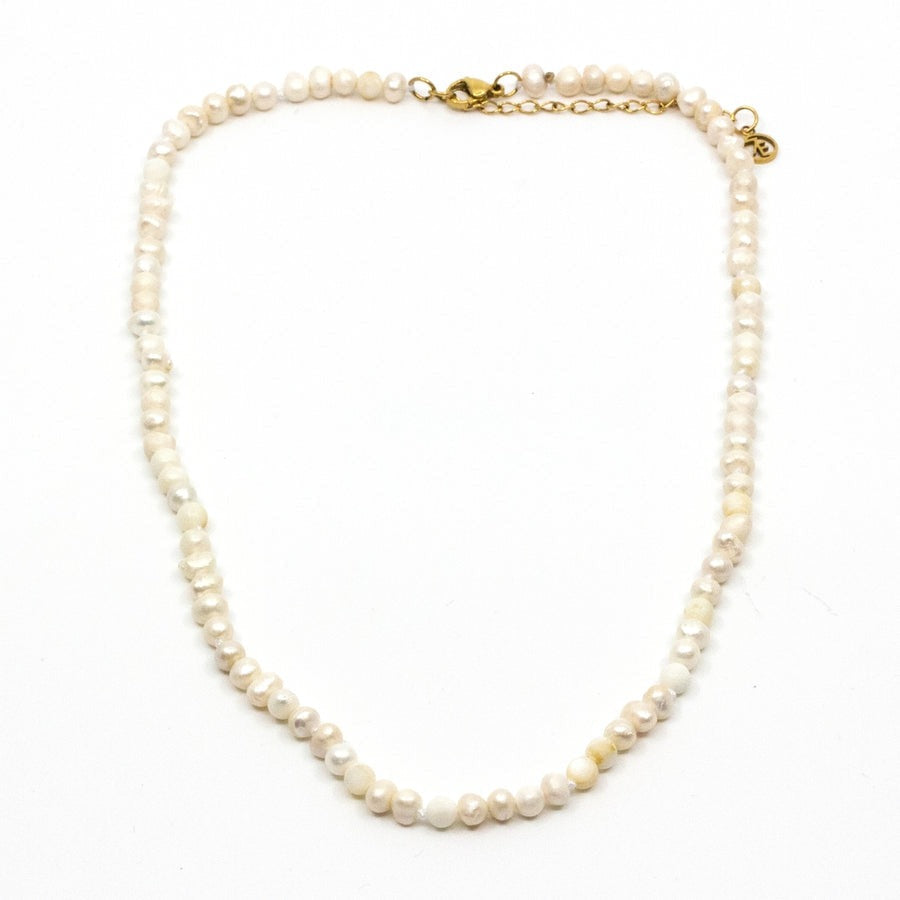 7EAST Unpolished Halsband 42cm White