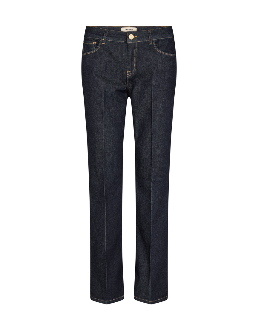 MosMosh Cecilia Cover Jeans Dark Blue Denim