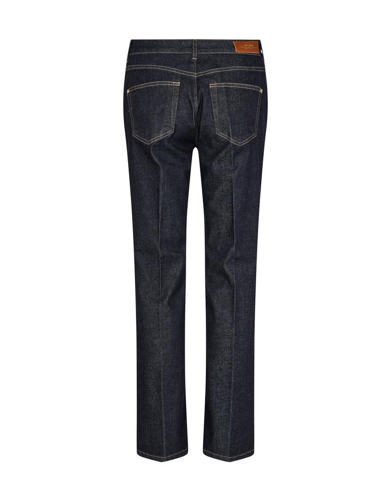 Mos Mosh Cecilia Cover Long Jeans Dark Blue Denim