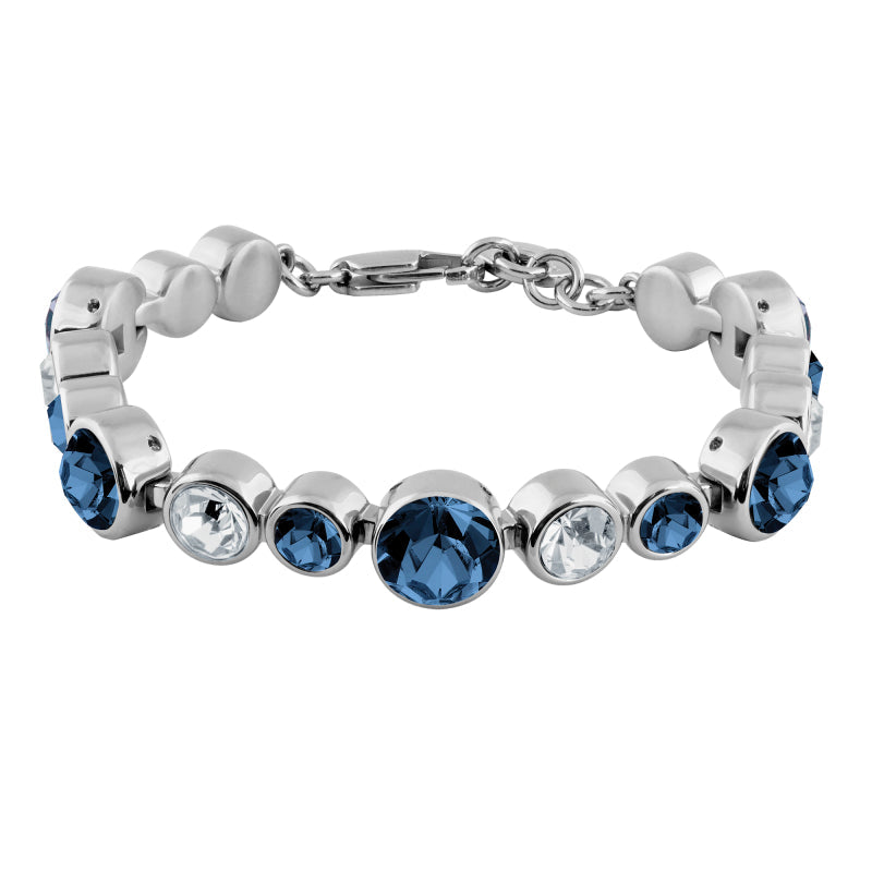 DYRBERG/KERN ARMBAND CALICE SS ROYAL BLUE/CRYSTAL