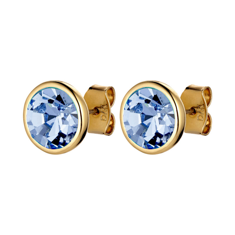 DYRBERG/KERN ÖRHÄNGE DIA SG LIGHT SAPPHIRE