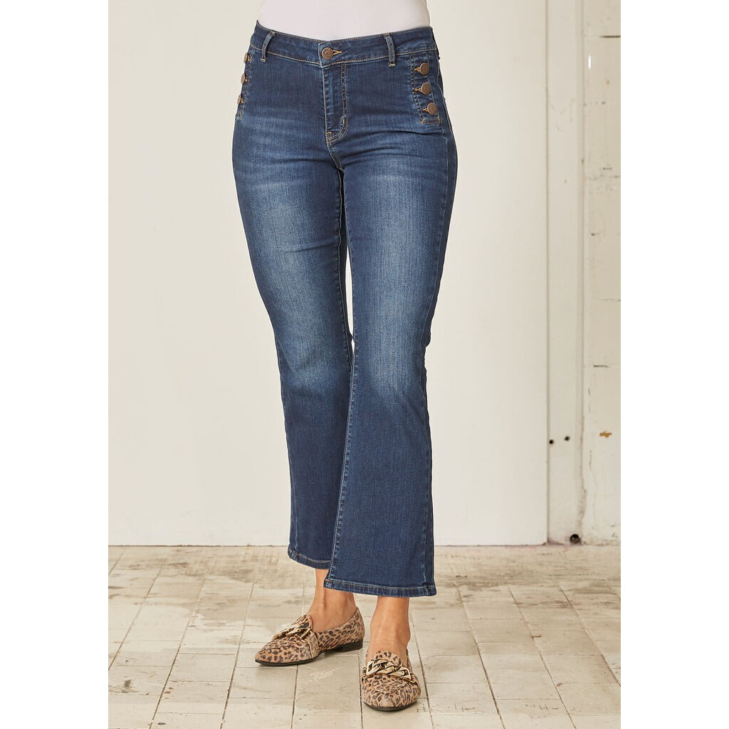 ISAY Como Button Jeans Dark denim