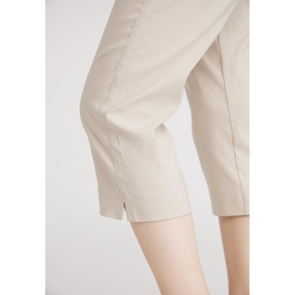 LAURIE Taylor Regular Capri Byxor Grey Sand